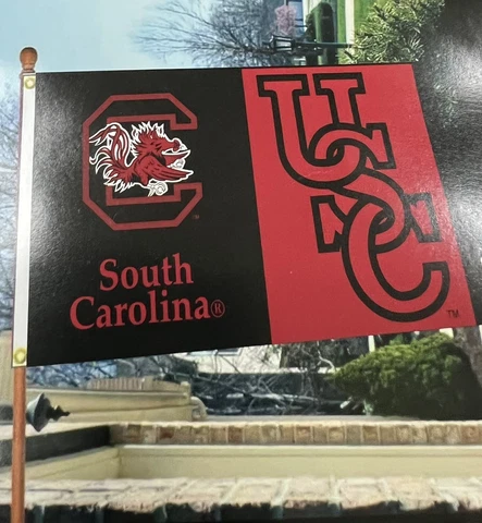 SOUTH CAROLINA GAMECOCKS 3'X5' NCAA FLAG BANNER FREE SHIPPING!! Cover