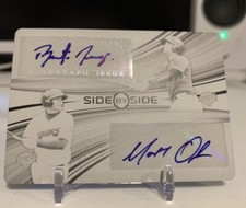 2014 Topps Pro Debut 1/1 Matt Olson & Renato Nunez Rookie Auto Printing Plate!