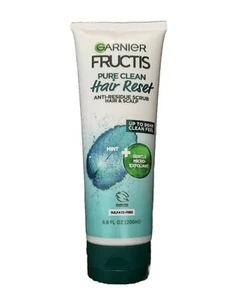 Garnier Fructis Pure Clean Hair Reset Gentle Anti-Residue Scrub 6.8 Oz. New - Picture 1 of 3