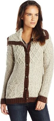 Suéter Cárdigan Royal Robbins Avena Blanco Elsa Para Mujer Talla US M L68311 Foto 1 de 2
