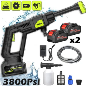 Portable High Pressure Water Spray Gun Cordless Electric Car Washer Cleaner Home - Picture 1 of 12