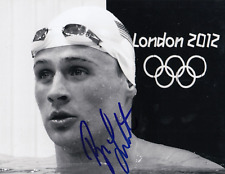 USA Olympic Swimmer Gold Medal Ryan Lochte Signed Autograph 8x10 Photo