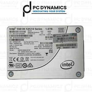 HP 804607-001 - HP 1.6TB 6G SATA Read Intensive SFF SSD Intel S3510 - Bild 1 von 2