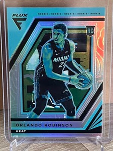 2022-2023 Panini Flux Orlando Robinson RC Silver Prizm Miami