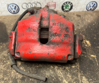 Audi A3 SLine 2.0TDI Facelift 2011 - pinza de freno delantero rojo + portaequipajes y pastillas Foto 1 de 4