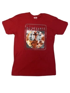 Star Wars Join The Resistance Maroon Red Tshirt, Size L - Picture 1 of 3