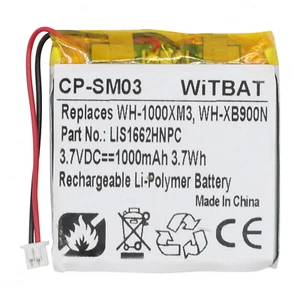 Battery LIS1662HNPC For Sony Bluetooth Wireless Headset WH-CH710N 1588-0911 - Picture 1 of 6