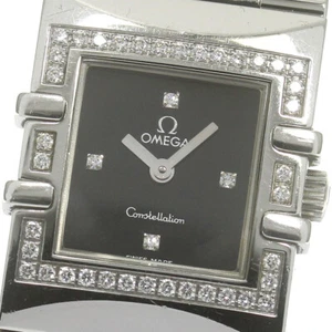 OMEGA Constellation Carre Quadra 1528.46 Diamond Bezel Quartz Ladies_870308 - Picture 1 of 6