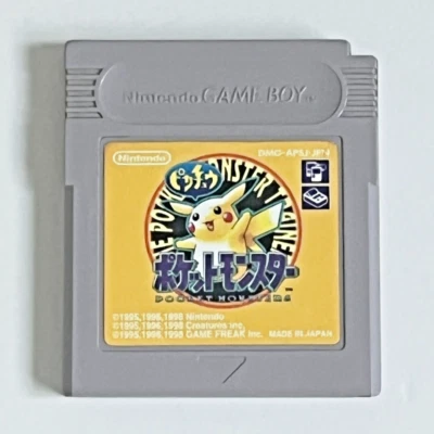 Pokemon Yellow Pikachu Nintendo Game Boy Japannese Cartridge Only Tested F/S - Image 1 of 4