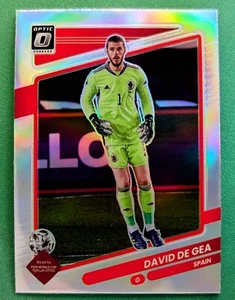 David De Gea 2021-22 Donruss Road To Qatar World Cup Optic Silver #142 Spain - Picture 1 of 2