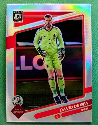 David De Gea 2021-22 Donruss Road To Qatar World Cup Optic Silver #142 Spain - Image 1 of 2