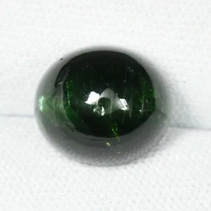 9,25 ct RARO BONITO VERDE PROFUNDO - APATITA NATURAL - Cabujón Ojo de Gato Ver Vdo DL - Imagen 1 de 2