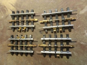 JeP rails 1/4 Cr DE 0 4 quarts droits crocodile en BE d'usage 2 modèles - Foto 1 di 3