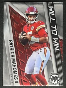 Inserto de mosaico Panini Patrick Mahomes 2022 voluntad de ganar #WW-16 | Chiefs - Imagen 1 de 2