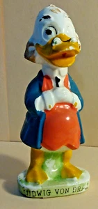 Vintage Walt Disney Productions 5 1/2" Tall Ludwig Von Drake Ceramic Figurine - Picture 1 of 6