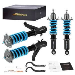 MaXpeedingrods COILOVERS 24 WAY ADJUSTABLE DAMPENING FOR HONDA CR-V CRV 2002-06 - Picture 1 of 11