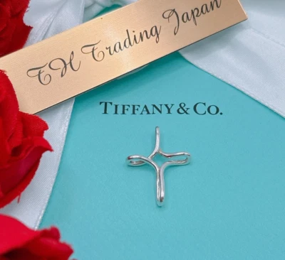 Подвеска TIFFANY & Co. Infinity с открытым крестом только серебро 925 почти как новая Япония - Изображение 1 из 4