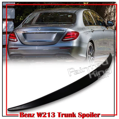 17-23 Fits Mercedes BENZ E-Class W213 4D E400 E350E OE Trunk Spoiler Unpainted - Image 1 of 4