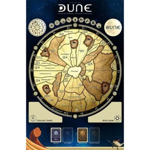 Gale Force 9 Deluxe Collectors Dune Game Mat 36 Ichesx24 Inches Multicolor - Picture 1 of 1