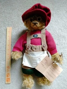 Vintage Mohair Teddybär Glasaugen Melodie Malcolm *RAR* 4/18 - Bild 1 von 9