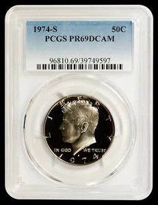 [LOT OF 16] - 1974-S Kennedy Half Dollar PCGS PR69DCAM - Picture 1 of 2