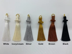Tassels Lantern with Gold Thread Hook 8cm **Different Colours** x 2 - Picture 1 of 21