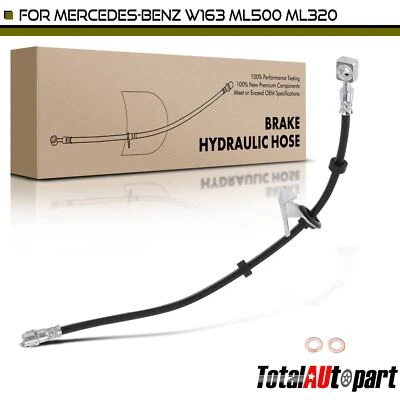 Manguera hidráulica de freno delantera derecha mercedes-benz w163 98-03 ml320 ml350 ml500 Foto 1 de 4