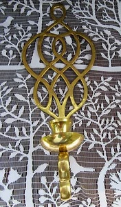  Vintage Brass Wall Sconce Candle Holder  - Picture 1 of 11