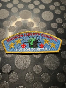 BSA HUDSON LIBERTY COUNCIL HUDSON COUNTY N.J. S-1 SHOULDER PATCH JS - Picture 1 of 1