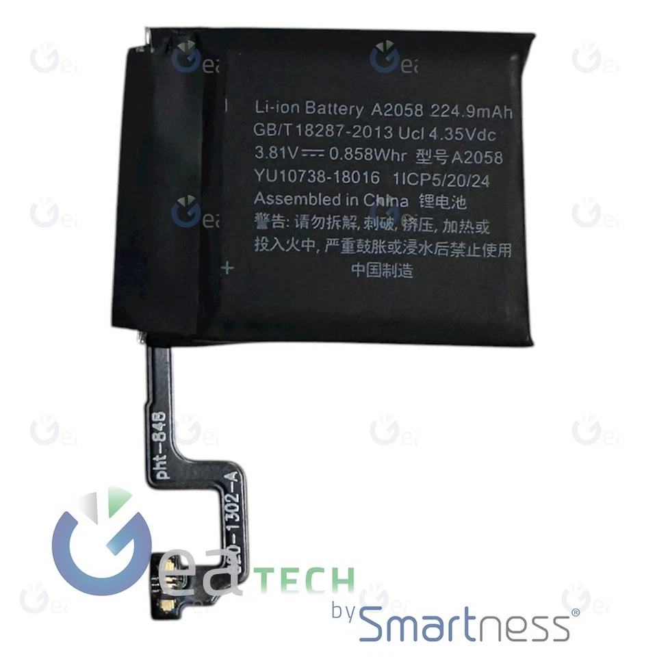 BATTERIA PER APPLE WATCH SERIE 4 44MM A1978 A1976 A2008 RICAMBIO PILA | A2059 - Immagine 1 di 1