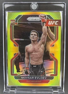 2022 Panini Prizm UFC #130 Movsar Evloev Rookie Gold Prizm /10 - Picture 1 of 2