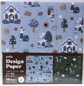 amifa Grimm Fairy Tales 2 Design Origami Paper Japan 10 Sheets - Imagen 1 de 3