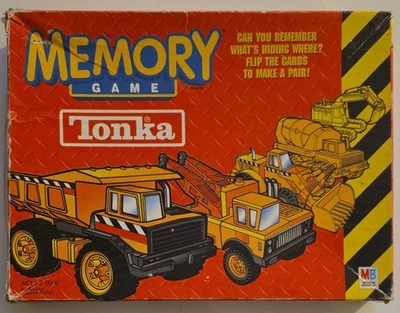 2002 Tonka MEMORY GAME Milton Bradley 68 Cards (Missing 4 Cards) - Image 1 of 4