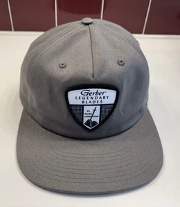 Gerber Legendary Blades Logo Knives Knife Gray Hat - Picture 1 of 5