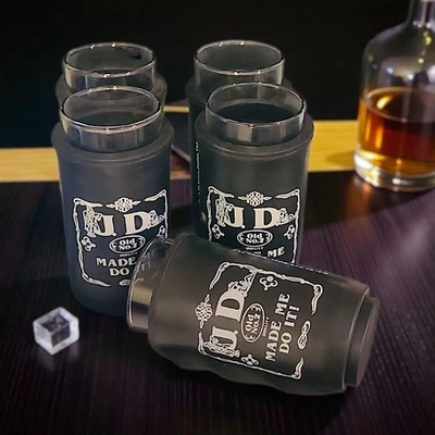 Jack Daniel’s Old No 7 Branded Insulated Tall Highball Glasses Set 5 - Image 1 of 4