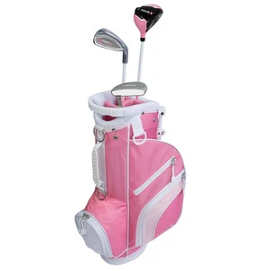NUEVO Juego de Golf Merchants of Golf Tour X 2024 Rosa 3 piezas Junior Niñas Talla 0 - Imagen 1 de 1