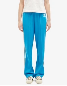 adidas Originals X Wales Bonner Track Pants Shock Cyan Light Blue Women’s S 8 10 - Picture 1 of 21