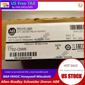New AB 1762-OW8 MicroLogix 8 Point Relay Output Module 1762OW8 free shipping US - Picture 1 of 3
