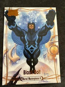 Marvel Masterpieces XL Legendary Orange Black Bolt #’d /99 - Picture 1 of 3