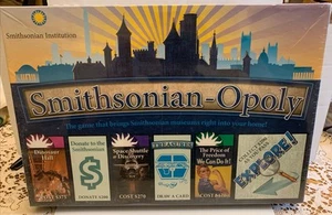 Smithsonian-Opoly Game Smithsonian Institution Late For The Sky USA BRAND NEW - Picture 1 of 5