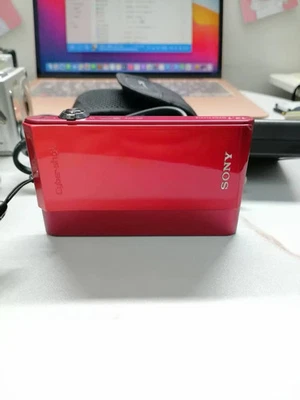 Sony DSC-T900 CyberShot Digital Camera 12.1MP CCD Camera  English - RED - Image 1 of 4
