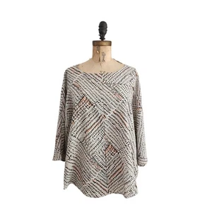 Habitat Clothes to Live In Dolman Sleeve Textured Lagenlook Top M EUC  JO - Picture 1 of 5