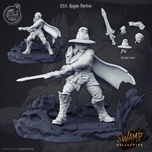 Witch hunter miniature - CastnPlay - DnD miniatures - Role Playing Game - Table - Picture 1 of 2