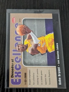2007-08 Fleer - Decades of Excellence Kobe Bryant #15 Lakers 💛💜 - Picture 1 of 2