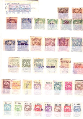 Argentina postal Revenue (Fiscal stamps) from Cordoba 1881-1920 155 different !! - Image 1 of 4