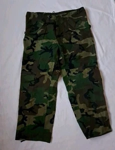 Military Woodland Camo Large Regular Gore Tex Trousers - Picture 1 of 5