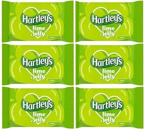 Hartleys Lime Jelly Cubes 6x135g - Picture 1 of 2