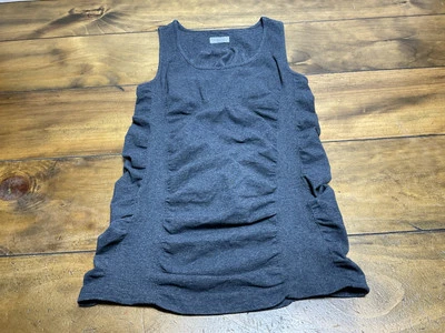 Athleta Fastest Track Racerback Tank Top Size Medium Gray Seamless - Image 1 of 4