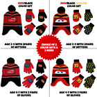 Disney Cars Hat and 2 Pair Mittens/Gloves Cold Weather Set, Little Boys, Age 2-7