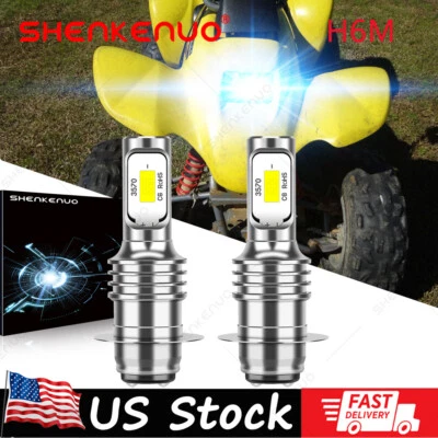 2 8000K Bombillas LED Brillantes para Honda Sportrax 250 TRX250EX 2001-2008;34901-GJ1-003 Foto 1 de 4